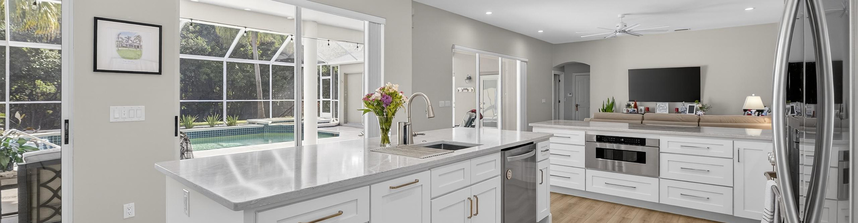 open concept kitchen