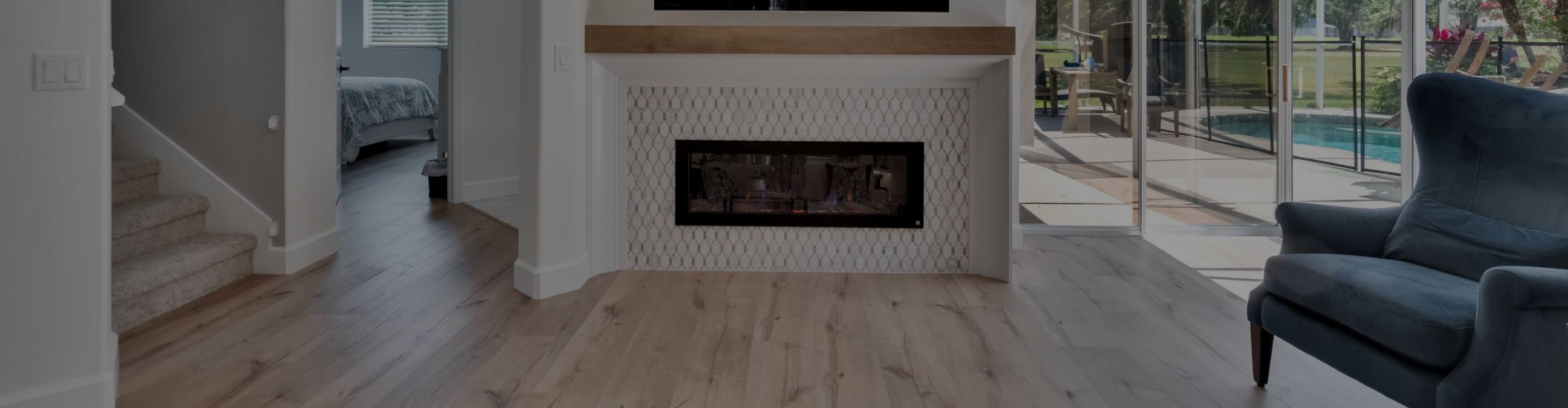 flooring in a stylish living room for Tampa, FL, homes