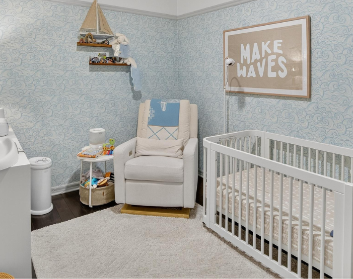 beige area rug in a nursery in Westchase, FL
