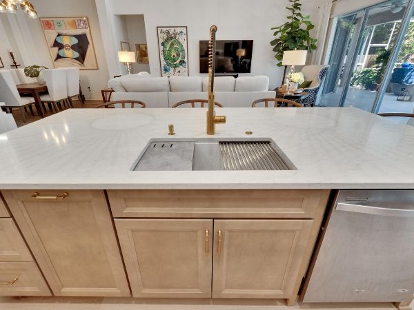 tampa kitchen island renovation